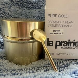 Brand new TESTER La Prairie Gold Radiance Cream with Applicator